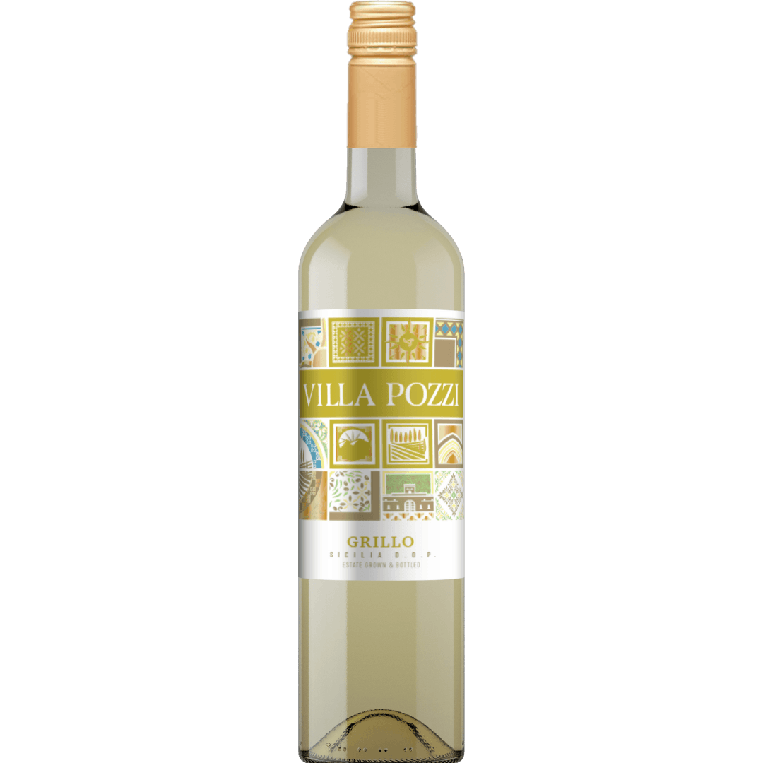 Vinho Branco Italiano Villa Pozzi Grillo Sícilia