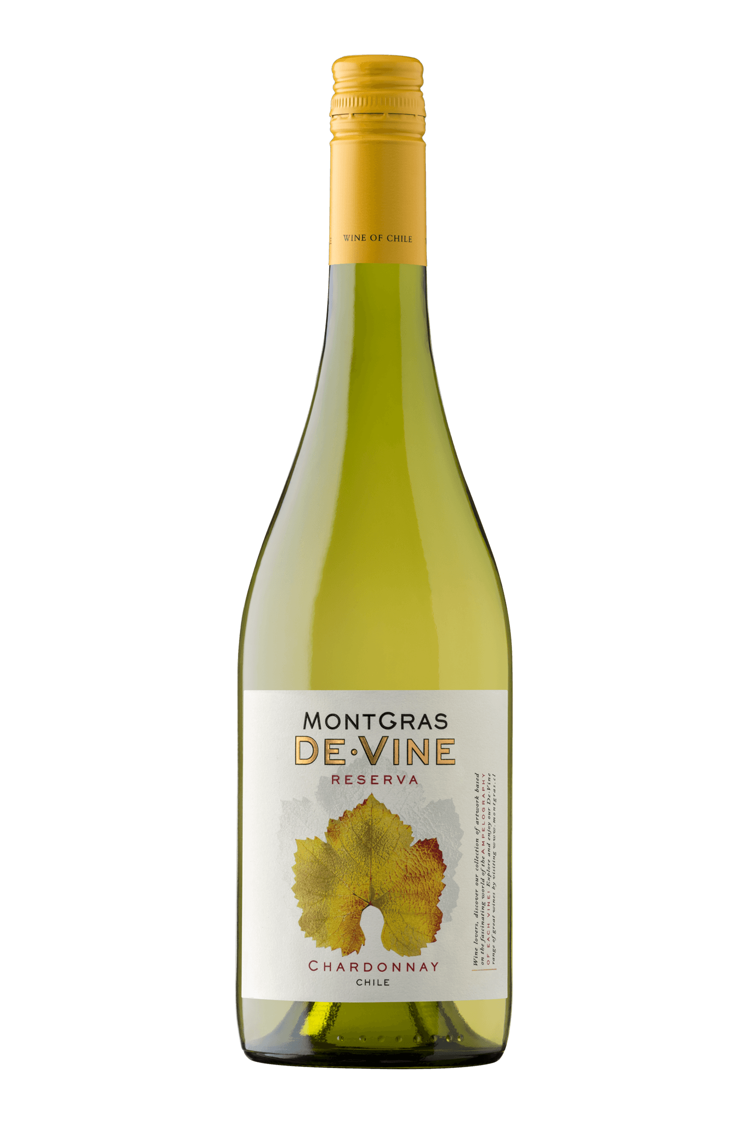 Vinho Branco Chileno Montgras De Vine Chardonnay