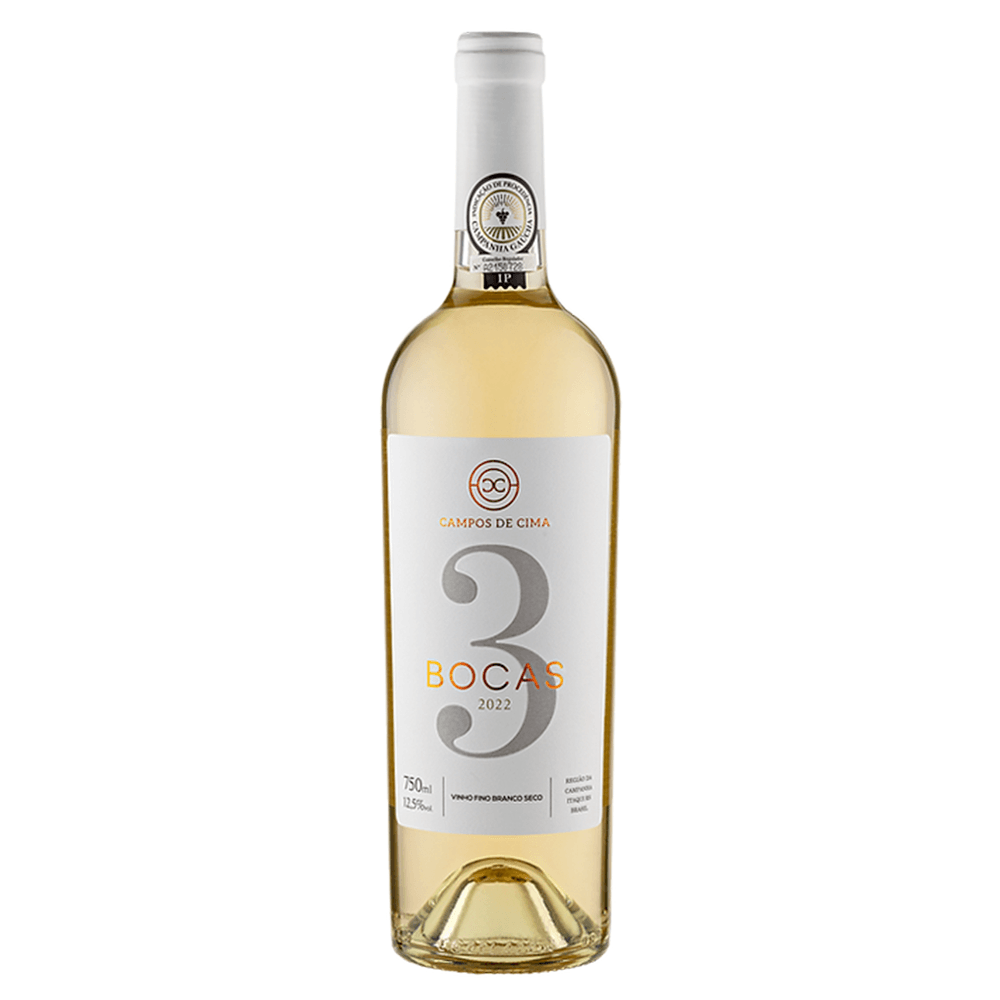 Vinho Branco Brasileiro Campos De Cima 3 Bocas