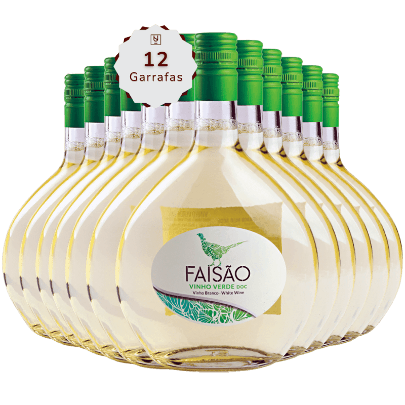 Kit 12 Vinhos Brancos Faisão Vinho Verde