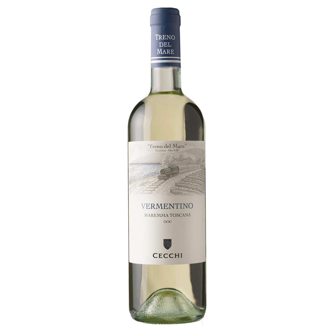 Vinho Branco Italiano Cecchi Treno del Mare Vermentino Maremma D.O.C.