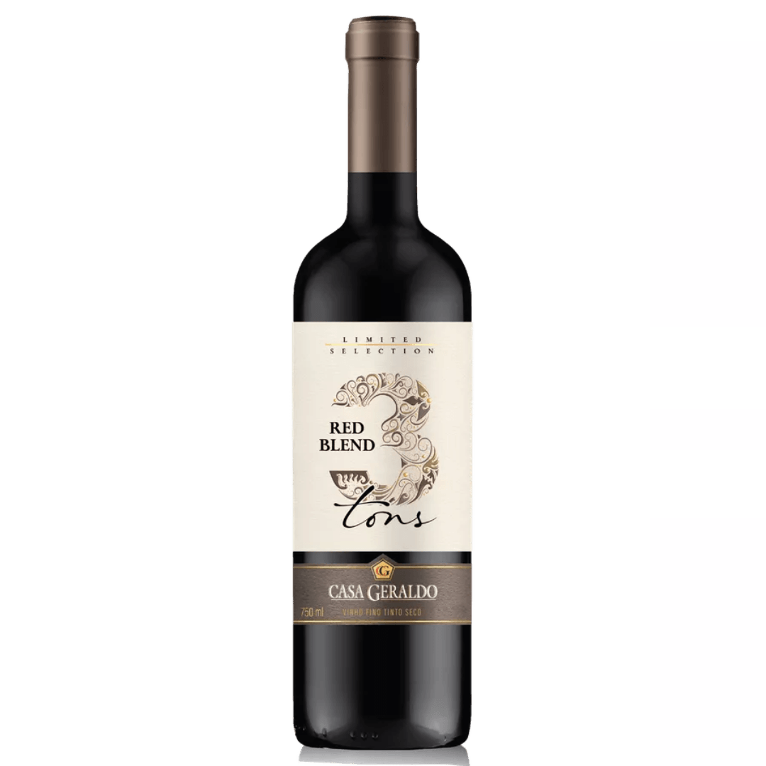 Vinho Tinto Brasileiro Casa Geraldo 3 Tons