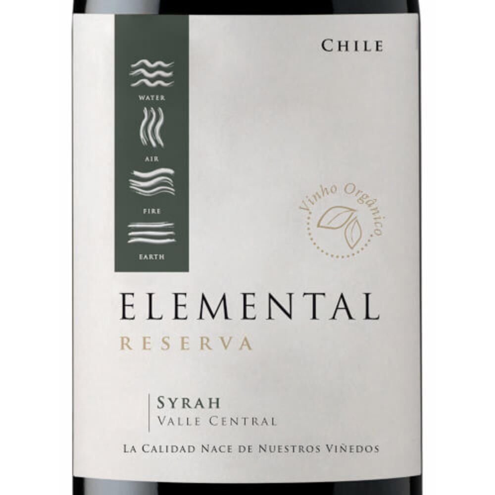 Vinho Tinto Chileno Elemental Reserva Syrah