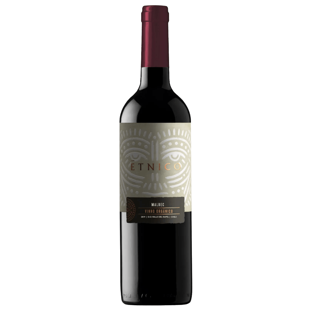 Vinho Tinto Chileno Étnico Malbec Orgânico